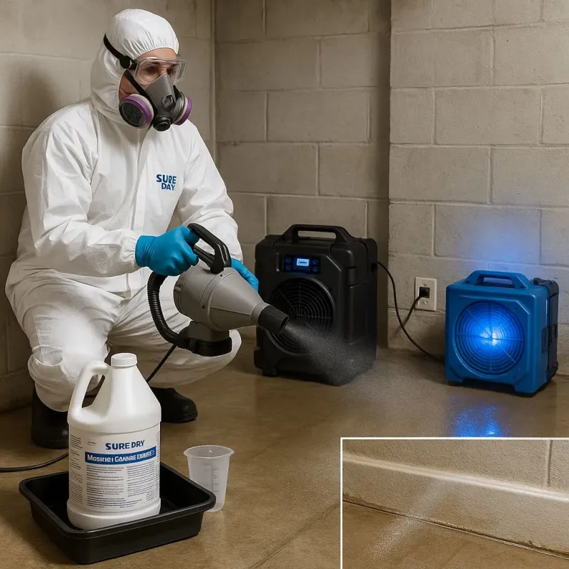 Sanitization and Odor Removal process in Chelsea, VT